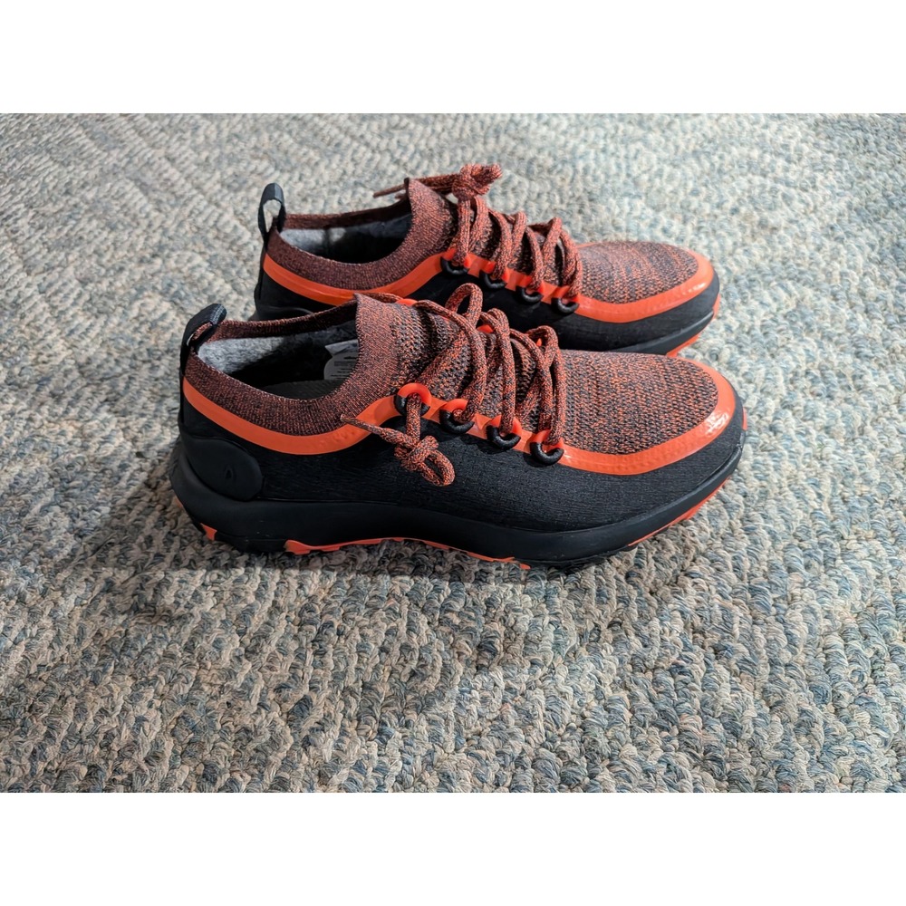 Allbirds Men Trail Runners SWTM9 Black Orange Eucalyptus Wool Sneakers Size 9